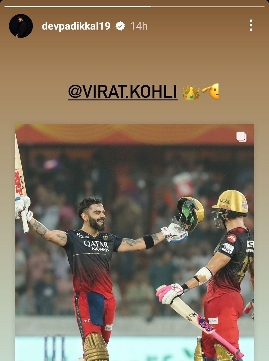 Devdutt padikkal is still a RCB blood ❤🔥