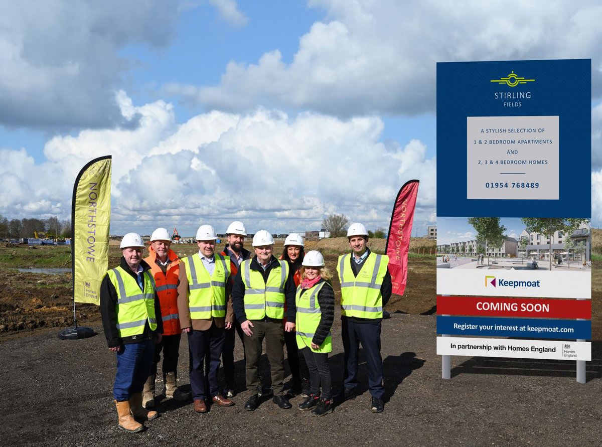 LABMmag's tweet image. .@KeepmoatHomes starts work on site to deliver 300 #newhomes at Northstowe, Cambridgeshire, selected by @HomesEngland as #developmentpartner to deliver part of the second phase of the #newtown, with @SouthCambs chosen as the provider of #affordablehomes.
labmonline.co.uk/news/new-homes…