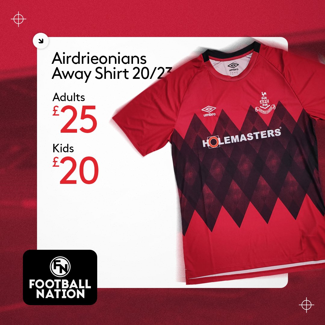 Save almost 50% on <a href="/AirdrieoniansFC/">Airdrieonians FC</a> 22/23 <a href="/UmbroUK/">Umbro UK</a>  Away Shirts ⬇️

thefootballnation.co.uk/airdrieonians-…