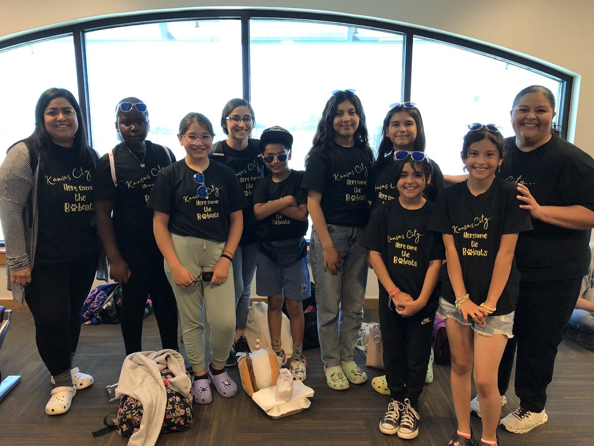 Kansas City here come the Bobcats! Send all the good vibes and happy thoughts to our DI team as they head to GLOBALS!! Good luck! #GoBobcats #ItStartswithUs @ELPASO_ISD