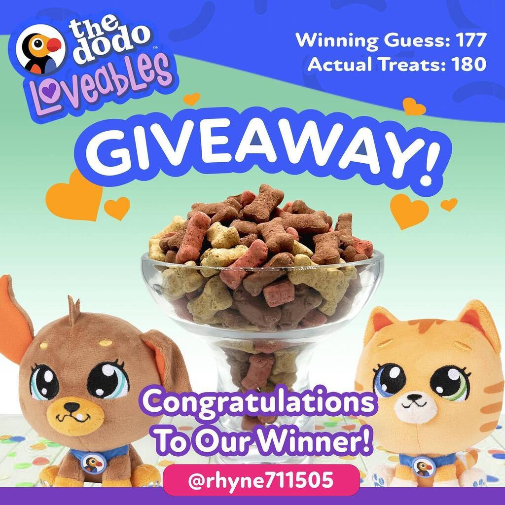 CONGRATS 🎉 to our Dodo Loveables Giveaway winner!! @rhyne711505 💜 Thank you to everyone who participated! instagr.am/p/CsbmOQhpgkC/