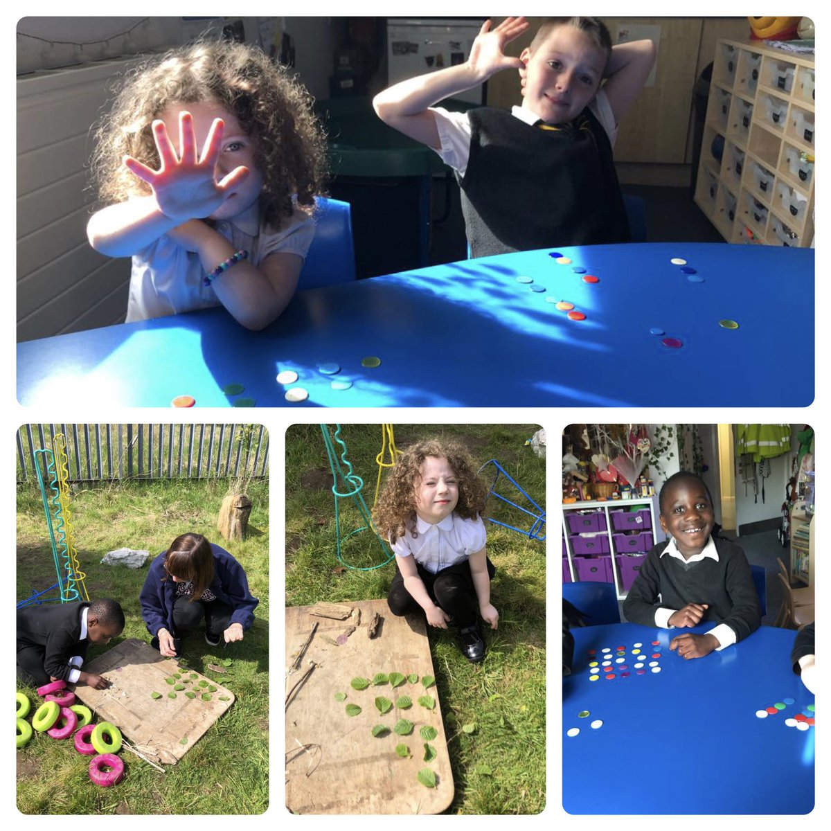 jacquimurphy71's tweet image. Taking numeracy outdoors with @TheHiveStBen and P1 and P4 ! Applying strategies using CPA in the outdoors ☀️🌳 making 5 Part Part Whole and number facts in action ! @StBenedictsPS @Nat_Numeracy @glasgowcounts Great number work 🙌