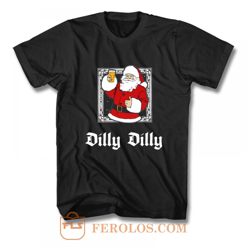 Christmas Santa Claus Dilly Dilly T Shirt --> ferolos.com/product/christ…

Disc 10% coupon "FLS15"