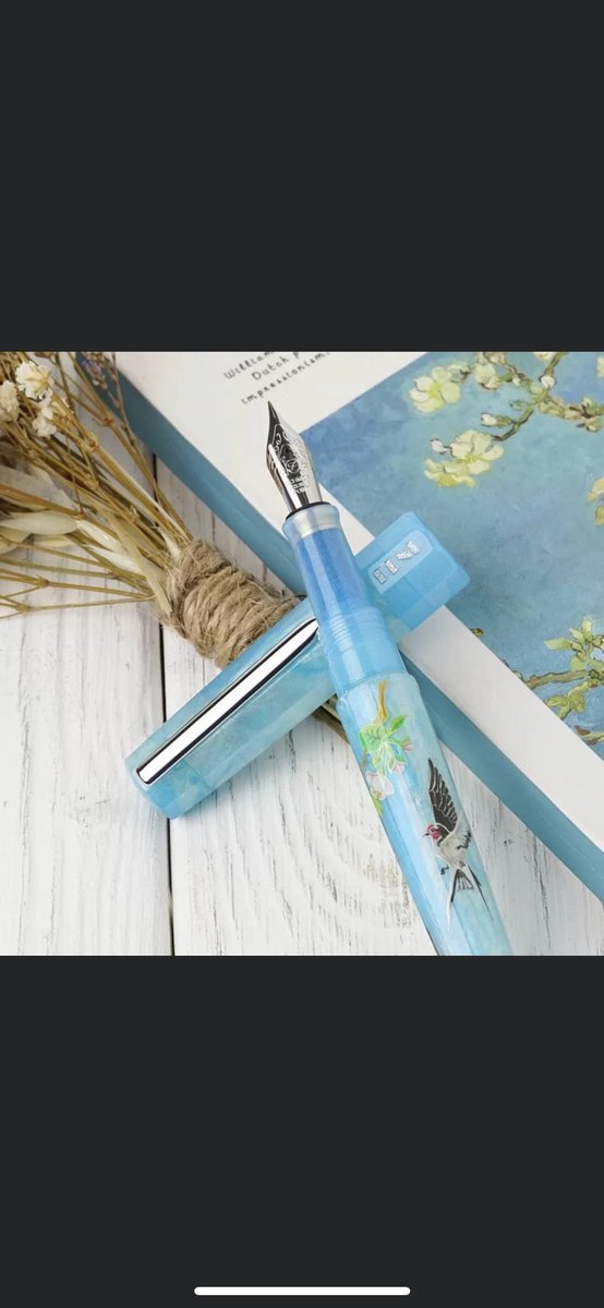 We are currently accepting pre-orders for this hand painted beauty from Bens pen. Very limited edition of only 100 pieces. penloversparadise.com/product/benu-e…
#penloversparadise #pens #benupens #handpainted #fountainpens #writinginstruments #collectibles #shoplocal #ShopSmall #nomasks