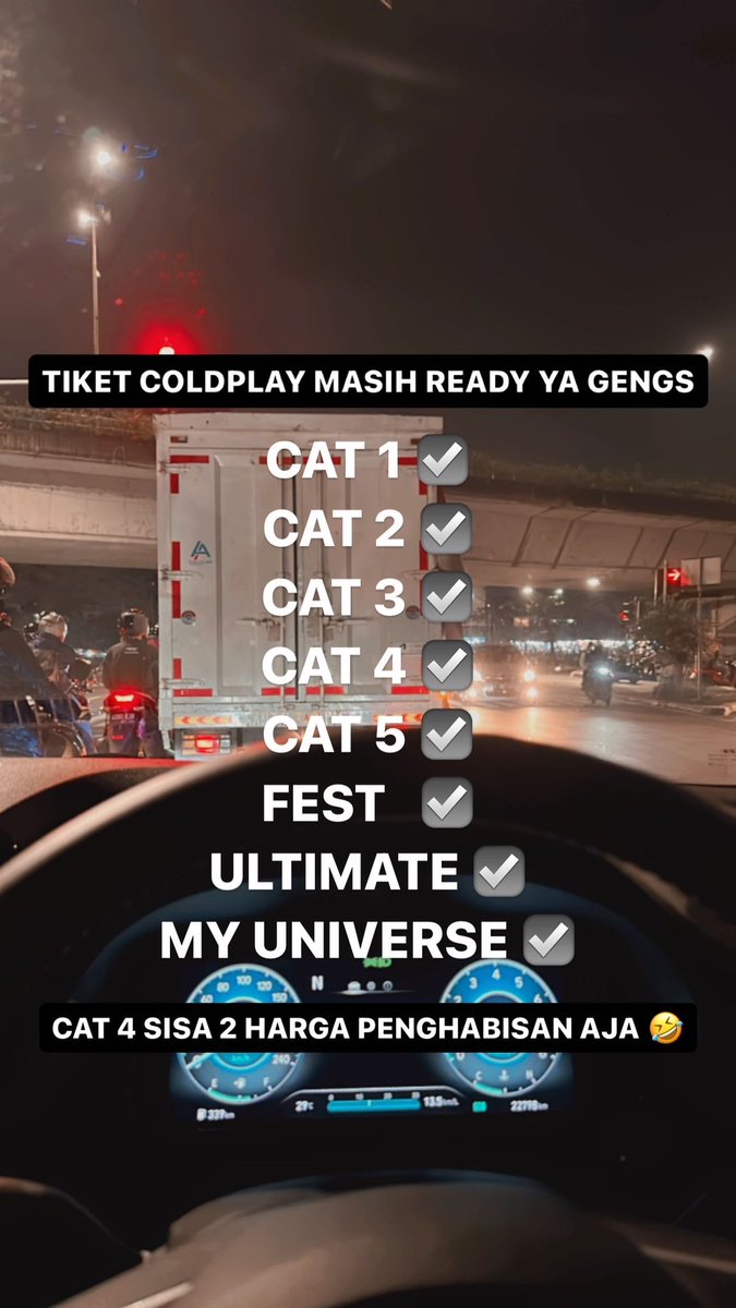 rakhadhi's tweet photo. Buat yg satset aja!! Ready tiket coldplay !! Yg maen cepet aja! Semua cat sampe ultimate ada semua!! Yuk di gas sebelum harga naik lagi!
New update : cat 6 available lagi https://t.co/T5g07Y9Kwp