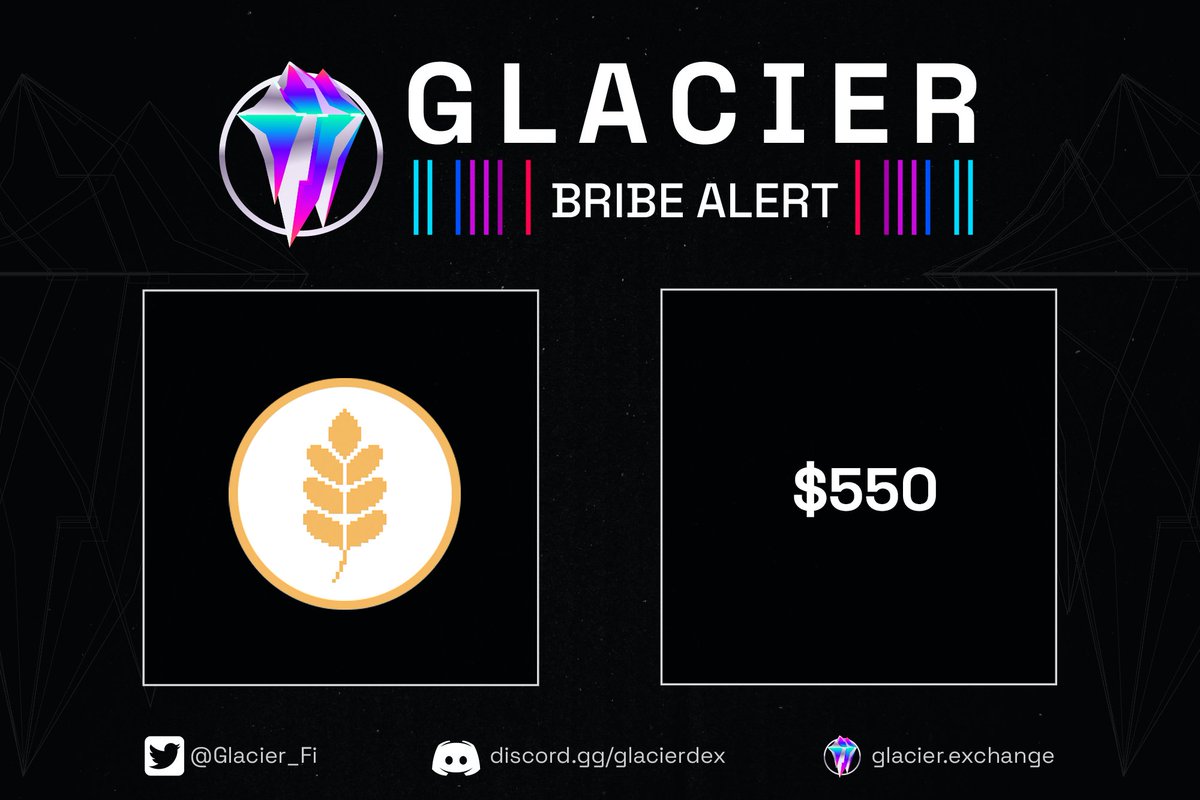 Glacier Finance 🔺⛰️🔺 on Twitter "🚨🚨 BRIBE ALERT 🚨🚨 ByteMasons
