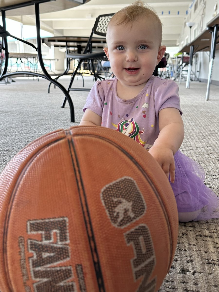 Joshua Station resident Nevaeh, showing off her passing skills, says “Let’s Go <a href="/nuggets/">Denver Nuggets</a>  " At least that’s what we think she says!

#JoshuaStation #buildingcommunities #letsgo #PlayoffsNBA #denver