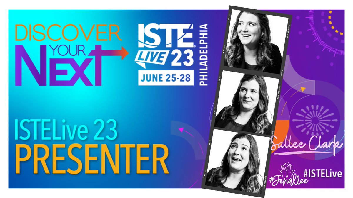 So excited to be presenting at #ISTELive! Can't wait to see you there, friends! 🎉#Jenallee