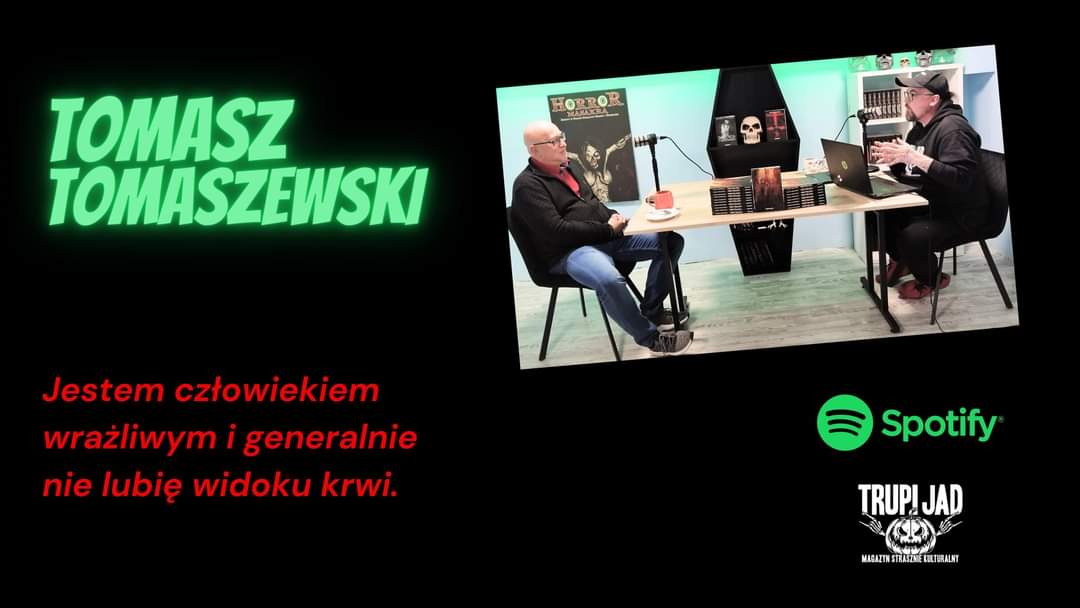 Zapraszamy do odsłuchania rozmowy z autorem książek: „Przysługa”, "Złe miejsce" oraz nadchodząca „Głucha przestrzeń” – Tomaszem Tomaszewskim.

SPOTIFY: open.spotify.com/episode/0Oat6G…