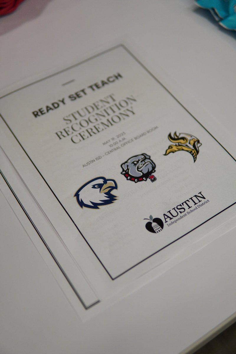 WeAreAISD's tweet photo. 58 outstanding Juniors and Seniors from @AustinISD's Ready, Set, Teach program who have successfully completed the certification process to become teaching assistants were recognized today for their incredible achievements🌟

@BHosack23 https://t.co/vg27G8u6l1