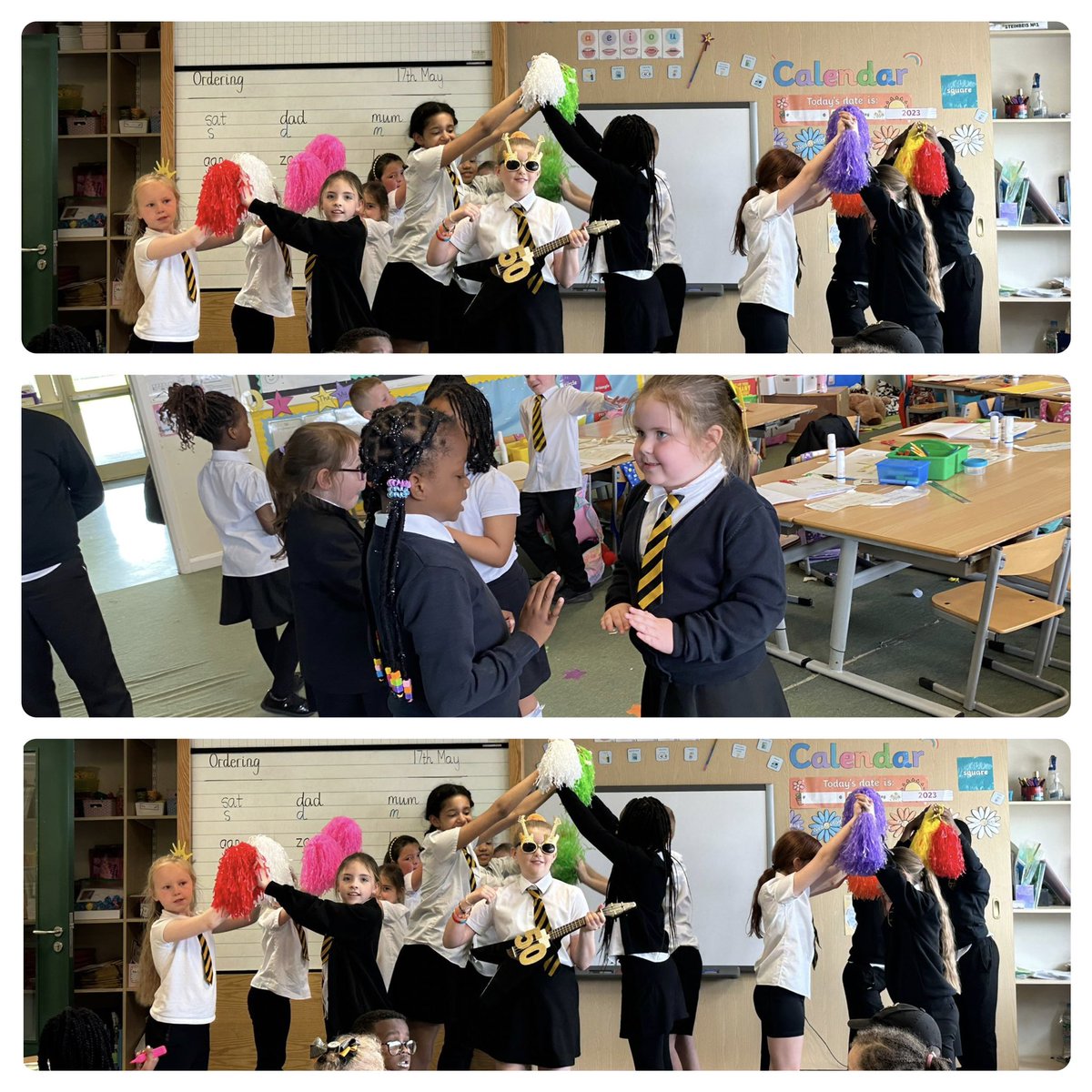 jacquimurphy71's tweet image. More @Nat_Numeracy day action 
The Counting Crew performed Fifty to all the classes providing a live counting in 5’s cheer ! They are super counters and dancers 🙌@StBenedictsPS @glasgowcounts Everyone in the school was rapping in 5’s 👏