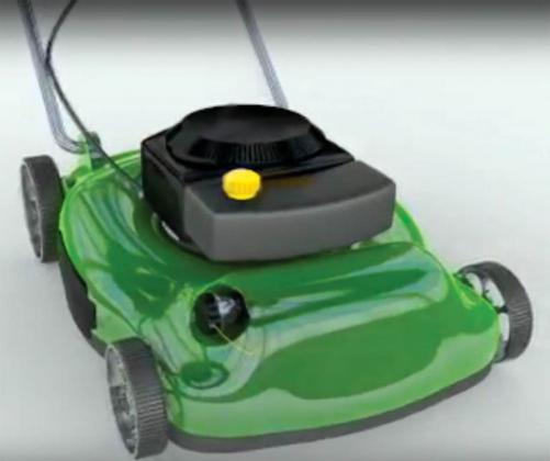 FarmShow's tweet image. While wandering through the recent Green Industry and Equipment (GIE) show in Louisville, Ky., we spotted this prototype mower fitted with a trimmer attachment that doubles as an edger. #pushmower #trimmer #edger #attachment farmshow.com/a_article.php?…