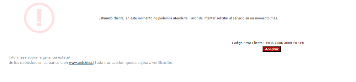 no está funcionando la web de <a href="/santanderchile/">Banco Santander Chile</a>