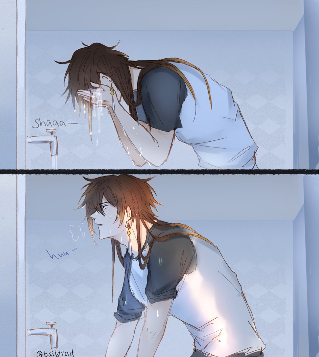 baibtrad's tweet photo. Part 4 of the comic (4/15)

Idk why i drew this. honestly I didn't know how to continue the story so I thought maybe I'll just draw some random stuff

#Zhongchi https://t.co/EagYbr0hPu