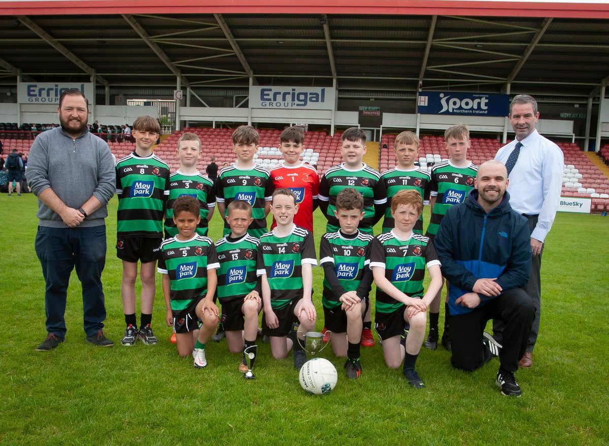 greenhaw_ps's tweet photo. Well done to our Gaelic team, who fought off tough competition in the  Tower Cup to bring home the plate. The team were unbeaten as they made their way to the final. A huge thank you to all the organisers, coaches, teachers and players for a memorable day. @BrianOgs https://t.co/OVUfUStsht