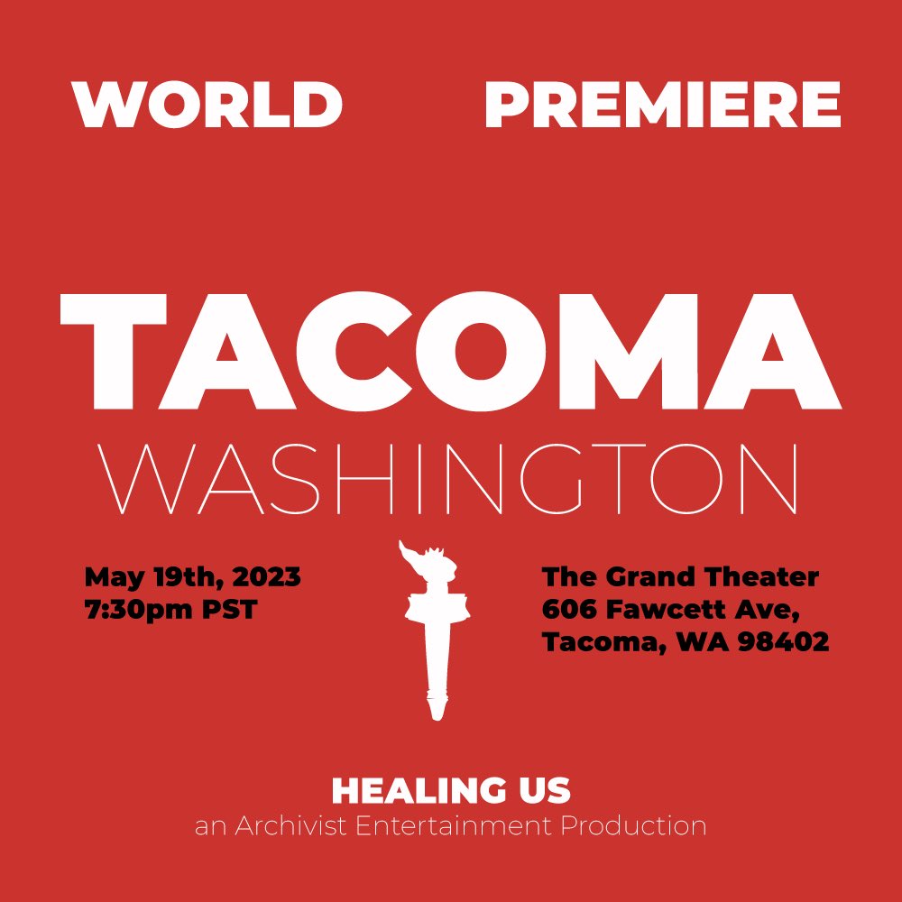Tonight at <a href="/GrandCinema/">Grand Cinema</a> in Tacoma! The WORLD PREMIERE of Healing Us! 7:30pm PST. If Healthcare matters to you, you don't want to miss this! ALL POWER TO THE PEOPLE ✊🏿 ❤️ 🖤 💚 ✊🏿 #HealingUs #commUNITYovereverything