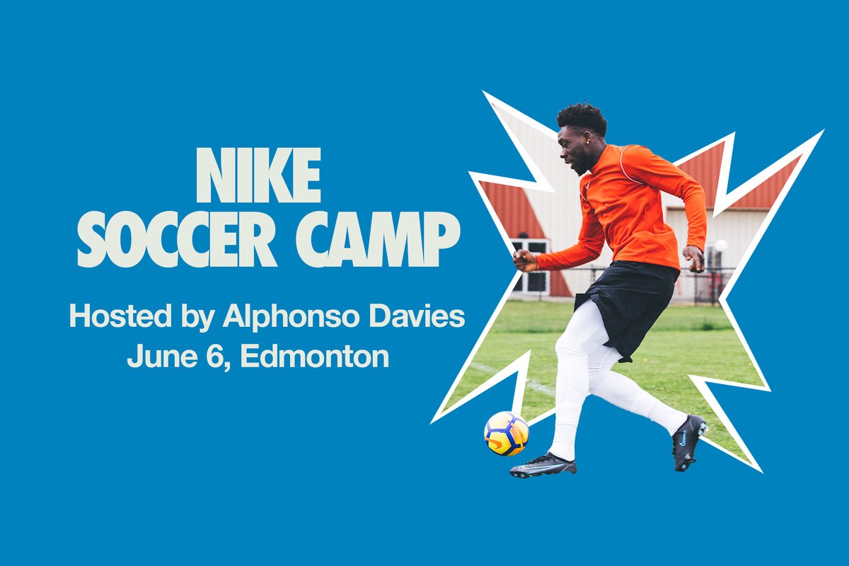 ATGSportsmm's tweet photo. We are so excited to be launching a new legacy project with @alphonsodavies launching soccer camps that will run nationwide, our first camp being in his hometown of #Edmonton on June 6! Allowing Canada's youth to follow the same curriculum that Alphonso followed in his youth! https://t.co/hfEA9J09SU