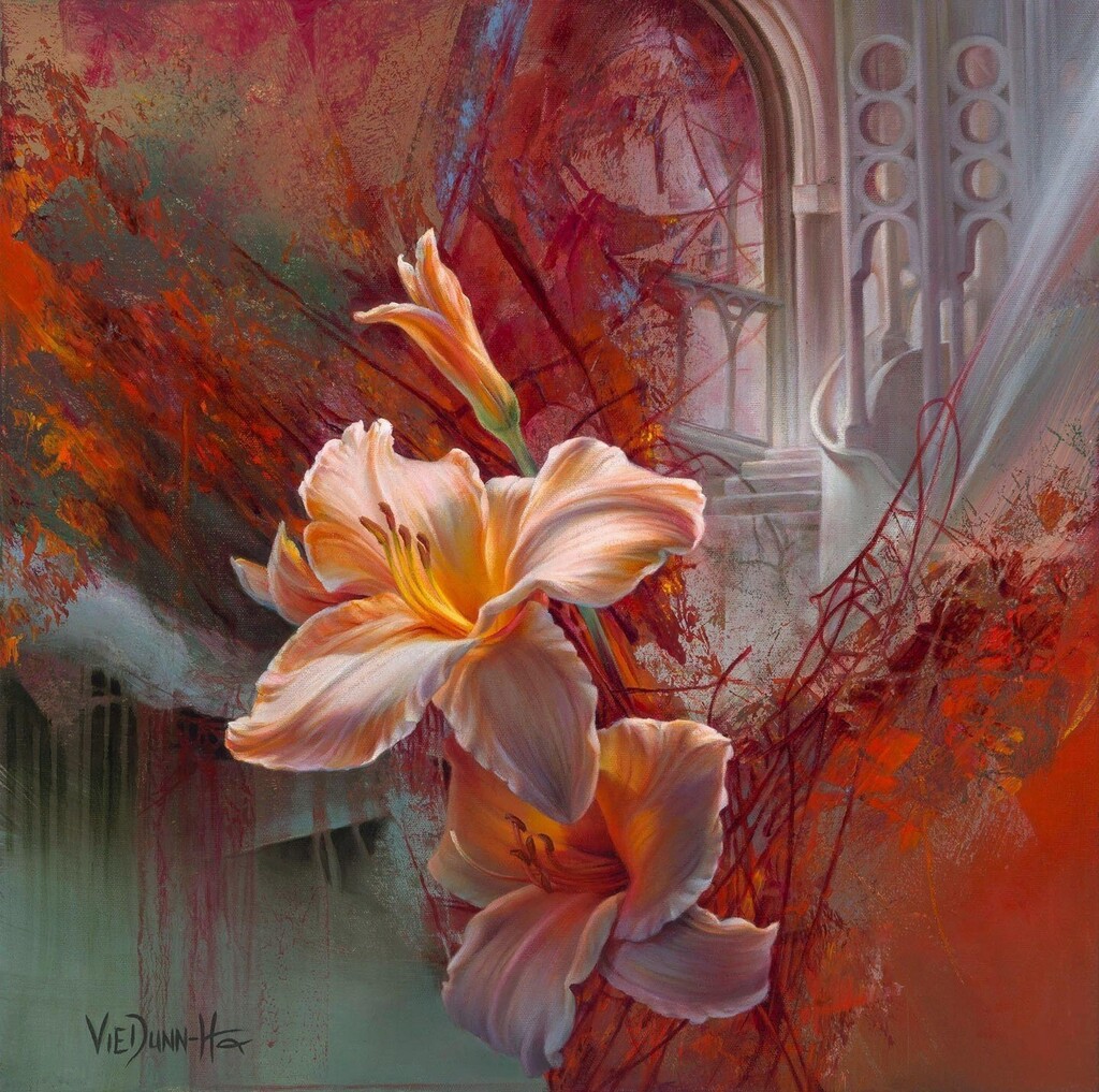 Amwomenartists's tweet photo. TREASURES ABOUND, Acrylic; by Vie Dunn-Harr in Pushing Forward, Reaching Back at Brookgreen Gardens May 13 - July 23. #Acrylic #WomenPainters #VieDunnHarr #AWA25in25 #AWABrookgreen2023 #PushingForwardReachingBackShow #womenartists #womeninart #artshow #a… https://t.co/icM4SOOxYs https://t.co/xOjwDMLG5c
