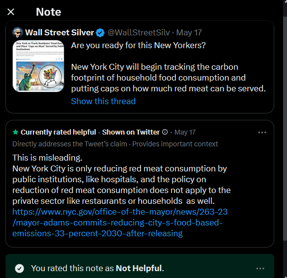 SScalpings's tweet photo. Meet the new Marxist Twitter, same as the old Marxist Twitter

1. Meat is removed from schools, hospitals, other public settings

2. Then, they will extend the ban to the private sector

#TwitterBlows https://t.co/PycgFsTDks