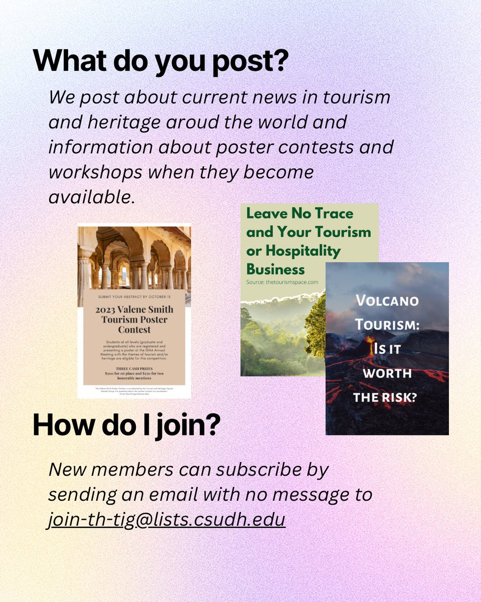 sfaatourismher1's tweet image. As we gear up for the summer we thought we’d share a Guide to Our Organization! #sfaa #anthropology #tourism #heritage
