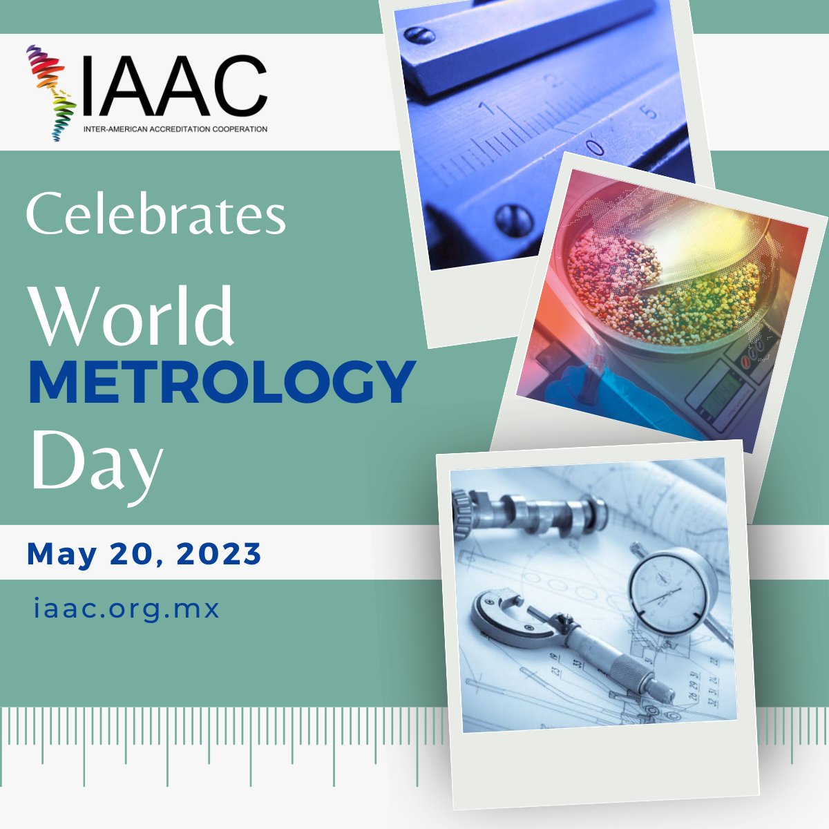 IAAC celebrates #WorldMetrologyDay. Accurate measurements are essential in our daily lives. Measurements are crucial in science, industry, trade, health, and the environment.  Accredited Laboratories offer confidence through the traceability of their results. #Accreditation