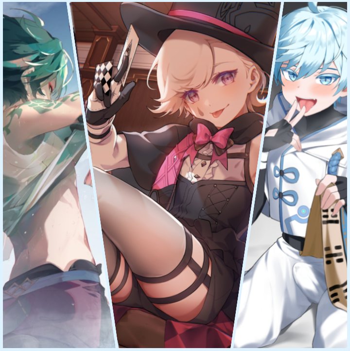 :.˛ ღﾟ:ﾟ•:｡.★ ღﾟ･*:.･*
            🝮︎︎︎︎︎︎︎; 𝑅𝑜𝑙 𝑠𝑒𝑚𝑖 𝑐𝑎𝑛𝑜𝑛/ 𝑛𝑜 𝑐𝑎𝑛𝑜𝑛
            🝮︎︎︎︎︎︎︎; 𝐺𝑒𝑛𝑠ℎ𝑖𝑛 𝑚𝑢𝑡𝑖 𝑝𝑗
            🝮︎︎︎︎︎︎︎; 𝐷𝑜𝑚/𝑃𝑎𝑠
            🝮︎︎︎︎︎︎︎; 𝑁/𝑆𝐹𝑊
                        ;↺ -♡.