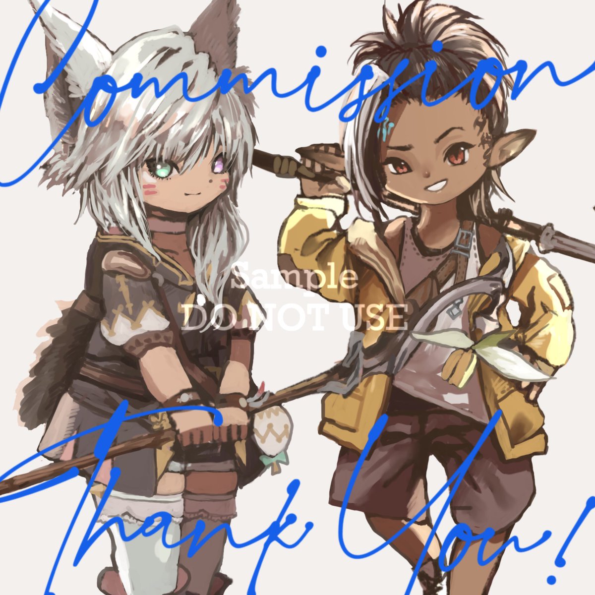 Detailed thick painted piece- Lalafell full body

Thank you @/ninjuhkiddd for commissioning!