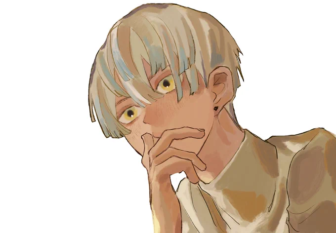 考えている様   #まな板にマナ居た