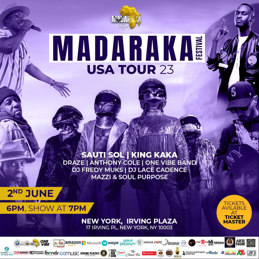 Simon Javan Okelo (@okelojavan) on Twitter photo Start spreading the news β @madarakafestival is coming to New York City on June 2nd <a href="/IrvingPlaza/">Irving Plaza</a> π½πΆ
Don't miss out on the party of the year.
#NewYorkNewYork #MadarakaFestival
Join us in celebrating community and culture!
Grab your π«ποΈ via link on bio!
<a href="/bienaimesol/">Man a Baldman</a> Start spreading the news β @madarakafestival is coming to New York City on June 2nd <a href="/IrvingPlaza/">Irving Plaza</a> π½πΆ
Don't miss out on the party of the year.
#NewYorkNewYork #MadarakaFestival
Join us in celebrating community and culture!
Grab your π«ποΈ via link on bio!
<a href="/bienaimesol/">Man a Baldman</a>