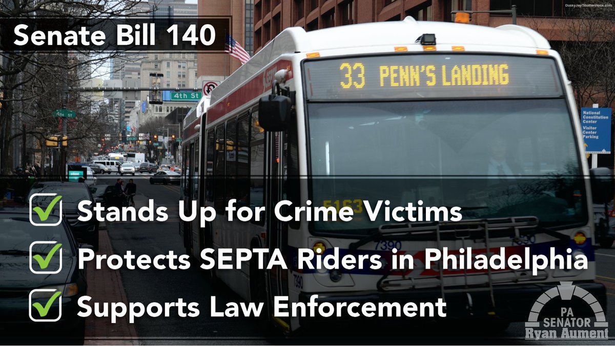 We passed @SenLangerholc’s bill to crack down on the unchecked crime crisis plaguing Philadelphia’s mass transit system. Details: bit.ly/40XF3bn