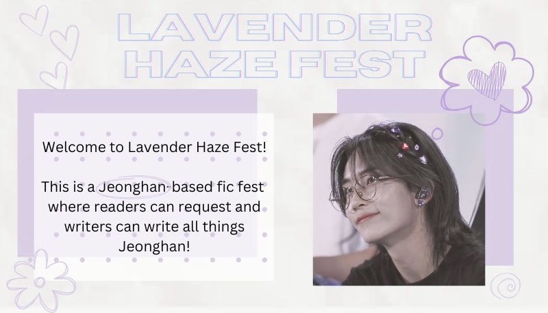 lavhazefest's tweet photo. 🫧 Welcome to Lavender Haze Fest! 🫧

Carrd: https://t.co/73YilOw4LL
CuriousCat: https://t.co/AMBlf4QqFu
Ao3: https://t.co/d5U7FpLE60

More info to come~ https://t.co/DEthdVGzPF