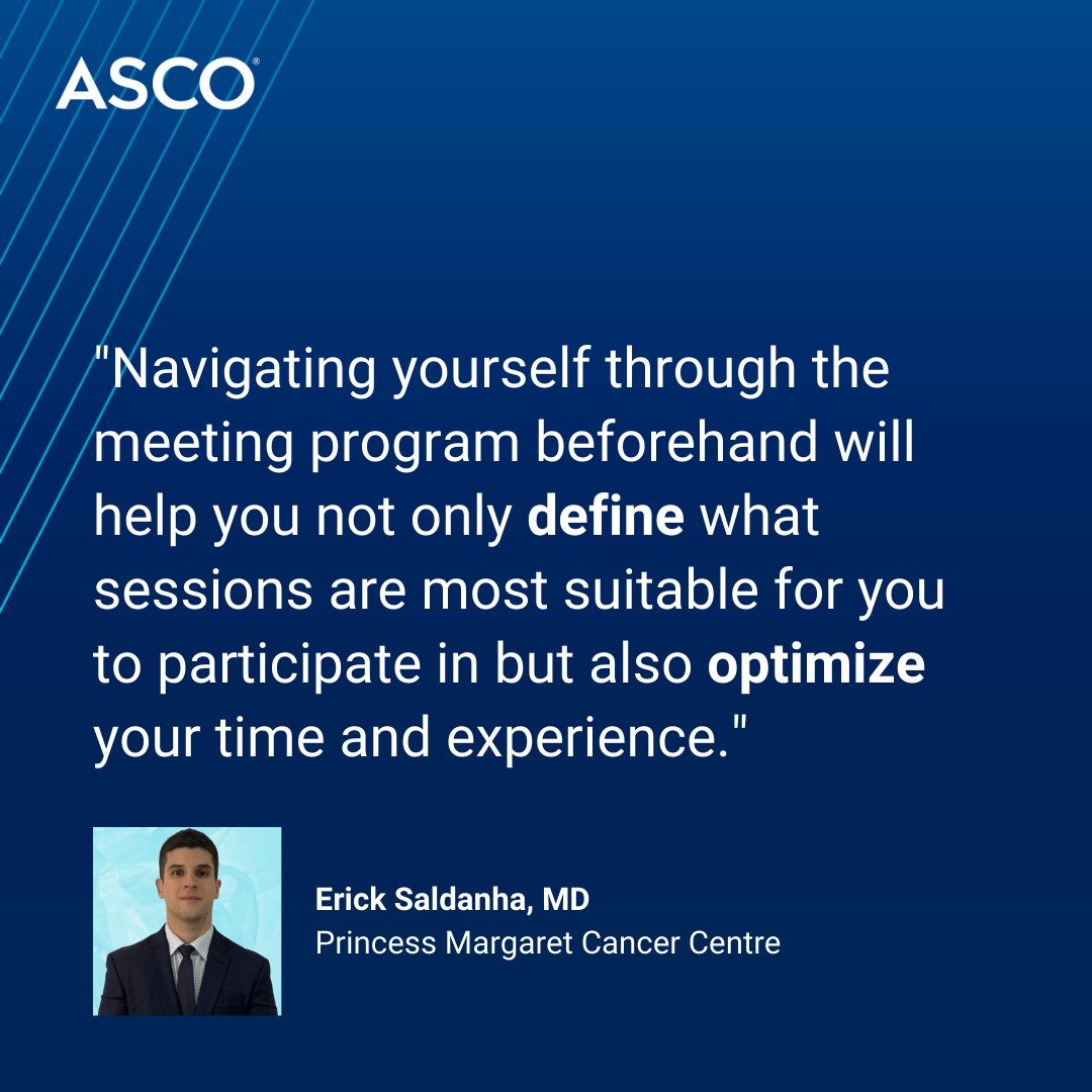 With hundreds of sessions and thousands of attendees, #ASCO23 can often feel overwhelming. @AnaVManana, @ESaldanhaMD, @Joshua_Reuss, and @quirogad provide some tips on how to tailor your ASCO Annual Meeting experience: fal.cn/3yodQ #ASCOconnection