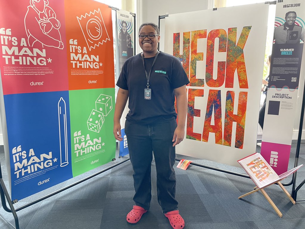 OPENING SHORTLY! 6-9pm 👀  
Here's a sneak peek at some of the brilliant Graphic Design, Creative Advertising and Film &amp; TV work by our students in the Swansea College of Art Summer Degree Show at the Dylan Thomas Centre.
 
Open here until the 30th, then at Dynevor until 18/06