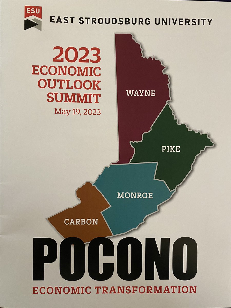 The 10th annual <a href="/ESUniversity/">East Stroudsburg University</a> Poconos Economic Summit <a href="/KalahariResorts/">Kalahari Resorts & Conventions</a> was super informative and well-attended. Excellent job by commissioners from <a href="/waynecountypa/">Wayne County Courthouse</a> <a href="/pikepagov/">pikepagov</a> <a href="/MonroeCountyPA/">Monroe County PA</a> &amp; Carbon County. Lots of info on housing, healthcare, workforce and economic development.