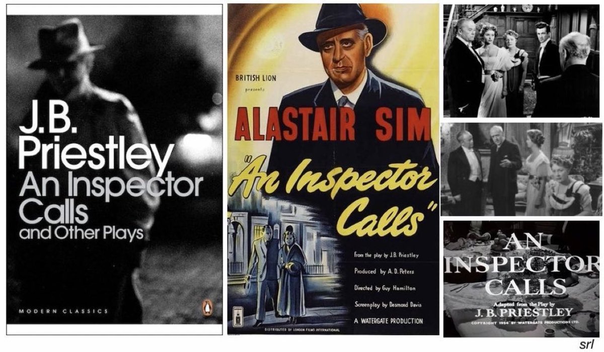 6:55pm TODAY on @TalkingPicsTV  👉joint #TVFilmOfTheDay

The 1954 #Crime #Drama film🎥 “An Inspector Calls” directed by #GuyHamilton from a screenplay by #DesmondDavis 

Based on #JBPriestley’s 1945 play🎭

🌟#AlastairSim #BryanForbes #JaneWenham #EileenMoore #BrianWorth