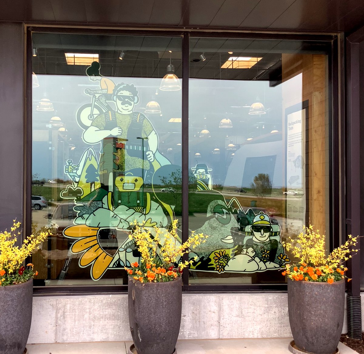 YourInstallTeam's tweet image. Nice #WindowVinyl installation we did at #REI in Nebraska recently!
.
.
.
.
#AdvantageInnovations #YourInstallTeam #graphics #installation #signage #LargeFormatGraphics #LargeFormat #install #RevealingYourBrand #branding