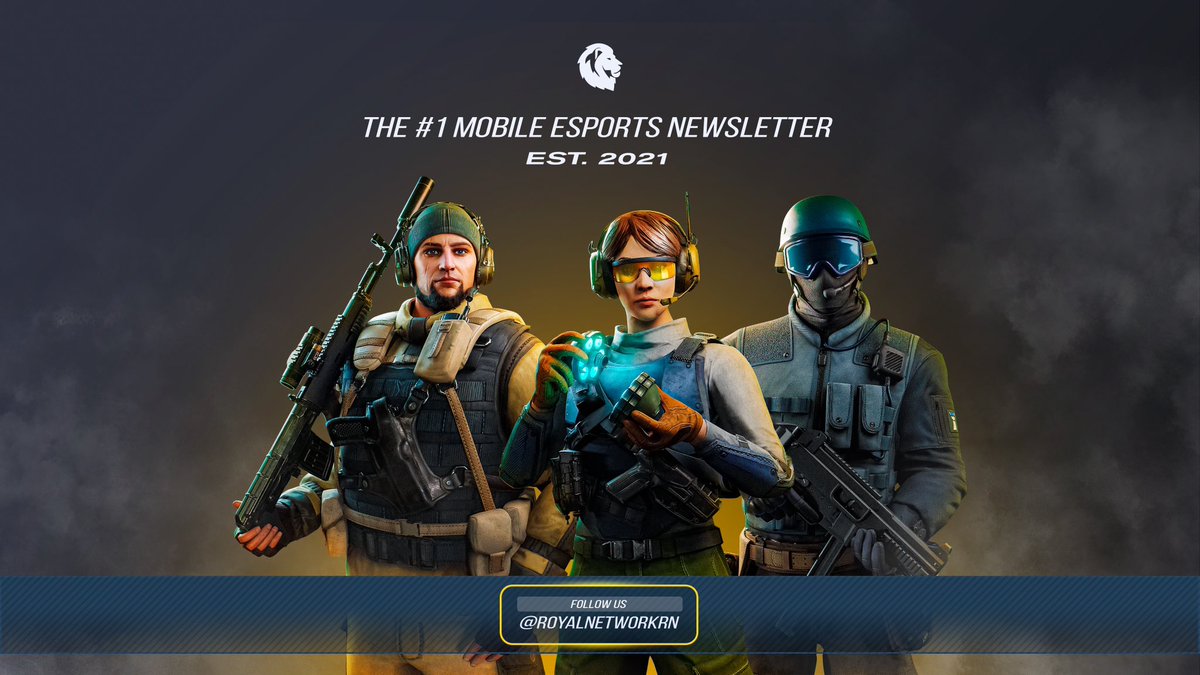 RoyalNetworkRN's tweet photo. Our Rainbow6Mobile News server has officially launched! Make sure to join it up to not miss a single update about the game, it‘s release and news for it‘s future competitive scene!

https://t.co/3zohyNfX3V

#Rainbow6Mobile #MobileEsports #Esports #Rainbow6Siege https://t.co/fYsPbiyRNP