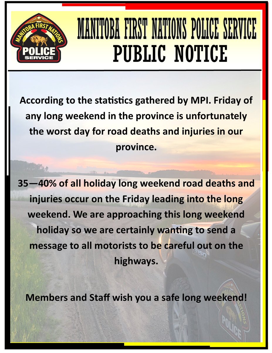 Have a safe long weekend, stay safe, and take your time. 
#longweekend #travelsafety