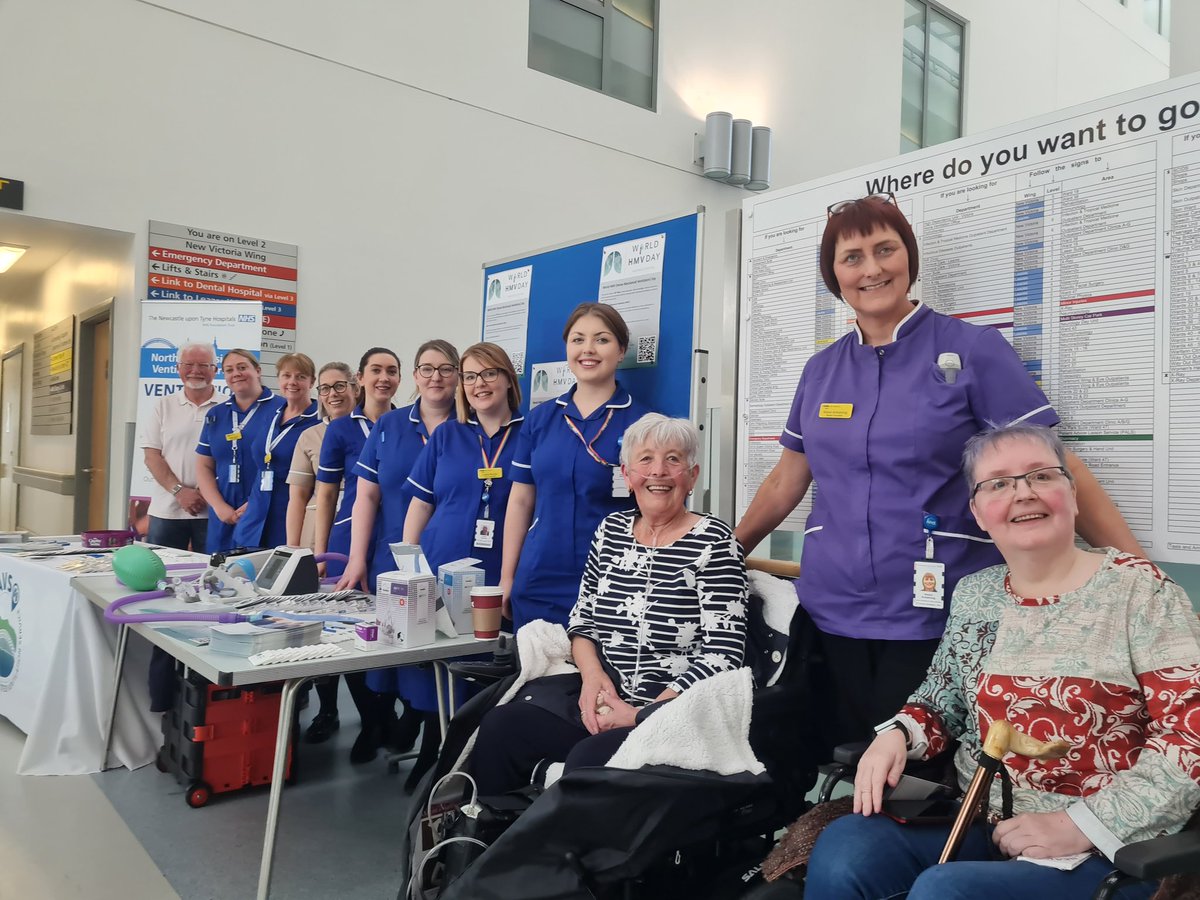 AlisonArmstron's tweet photo. Fantastic day celebrating #WorldHMVDay, showcasing the amazing care delivered by our lovely @northeastHMV team @NewcastleHosps 
Even better having some of our fabulous patients giving their perspective on #homemechanicalventilation
#addinglifetoyears
@HMViPGroup https://t.co/O04NWvQW8S
