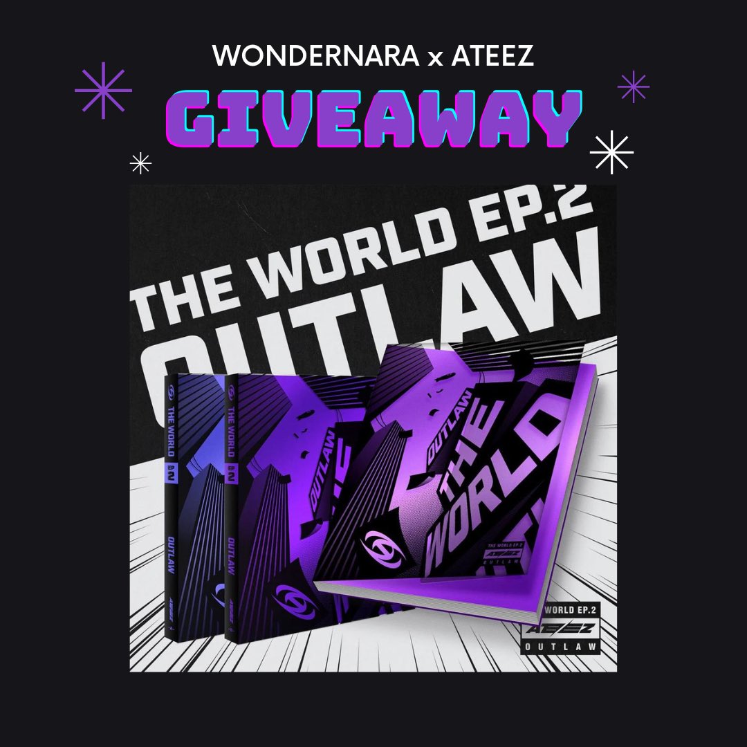 Wondernara_twt's tweet photo. [🎁] if you know us you know that we love giveaways! This time we are doing it over AT OUR INSTAGRAM! 

Follow the link and participate to win ATEEZ THE WORLD EP.2: OUTLAW album + Makestar POB! 🪄❤️ 

🔗 https://t.co/21aLLt9dKX

DO NOT PARTICIPATE HERE ON TWITTER! https://t.co/VLnjgcecIy