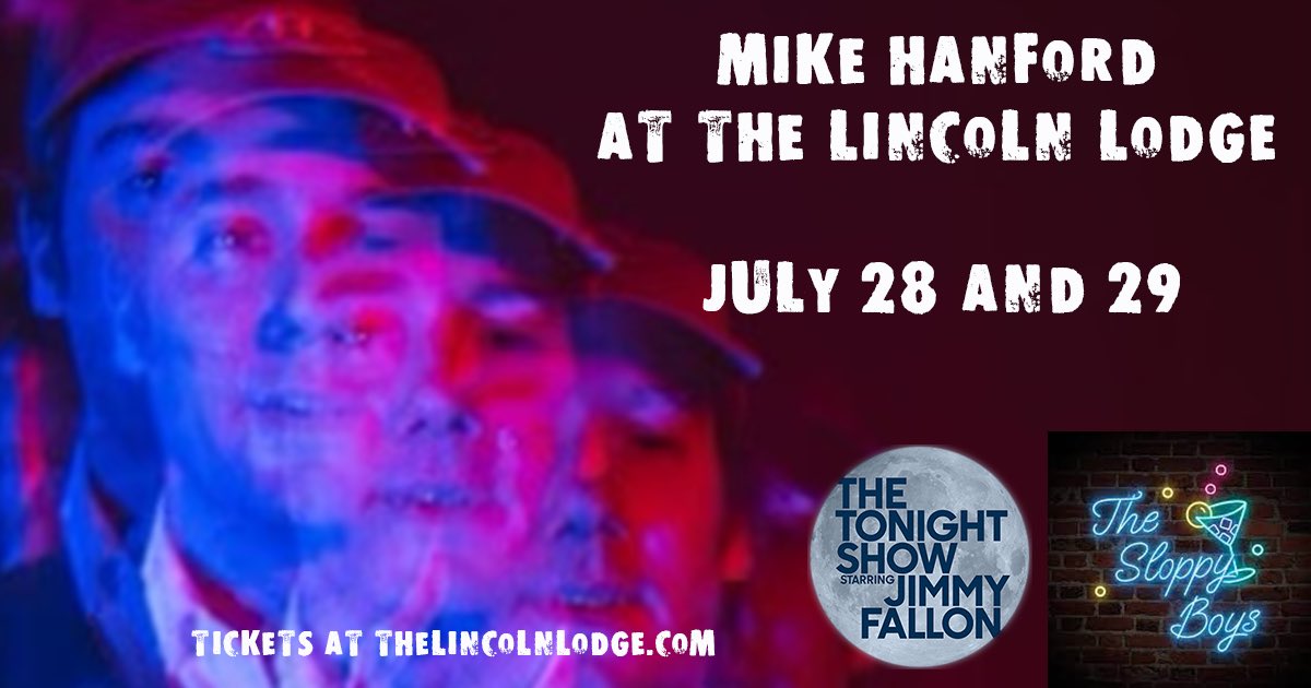 🚨 JUST ANNOUNCED 🚨 @MikeHanford is coming to The Lincoln Lodge July 28th and 29th! Tickets are now available ➡️ bit.ly/45dP0VB