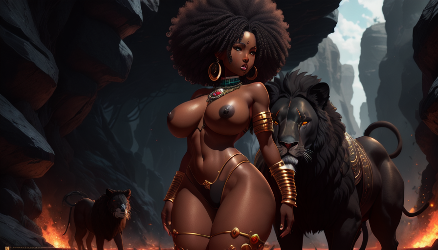 filthythuckai's tweet photo. Black Lion Warrior
Thuck ASL
#FilthyThuckAI

#AIgeneratedThuckness #ThuckAsHell #NSFW #AIgeneratedhentai #ai #space #ebony #Fantasyart #AIfantasyart #eroticfantasyart #eroticart https://t.co/LtK4yXALbD