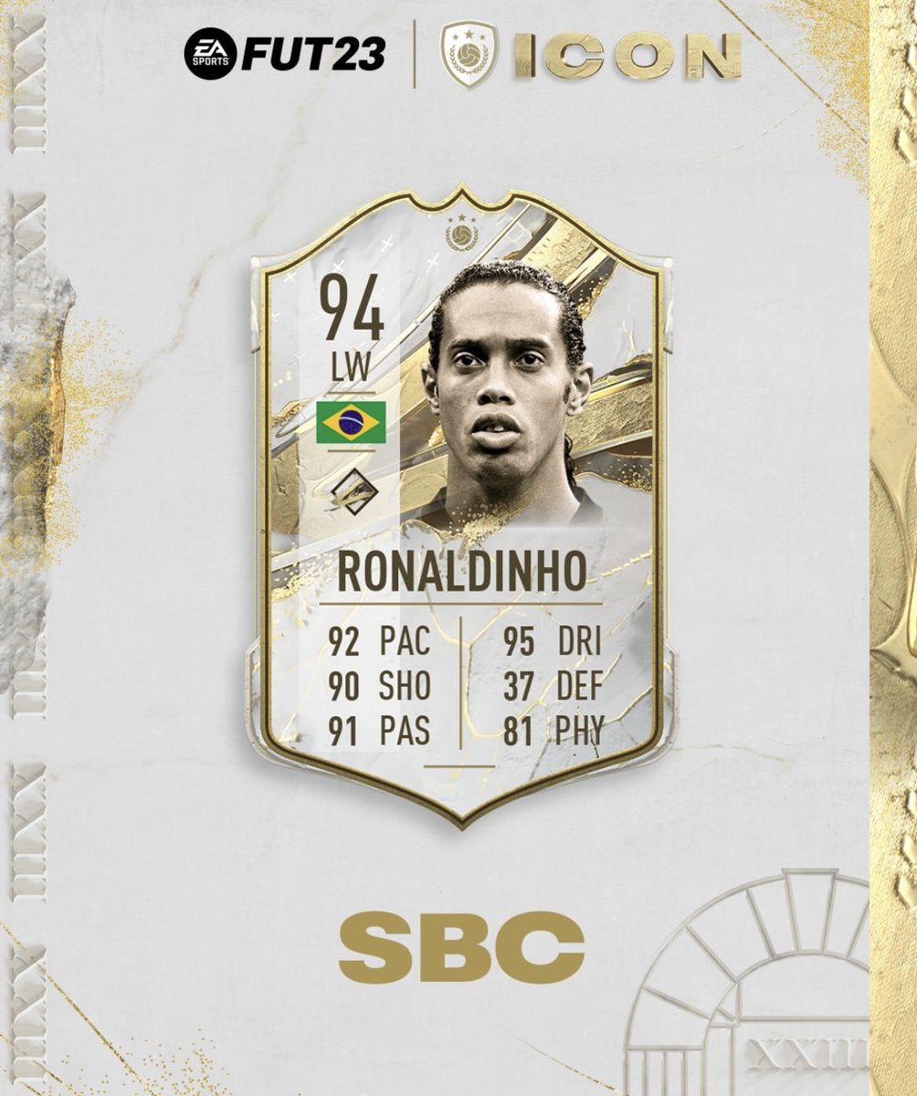 Prime Ronaldinho er tilgængelig som SBC nu! 🔥👀