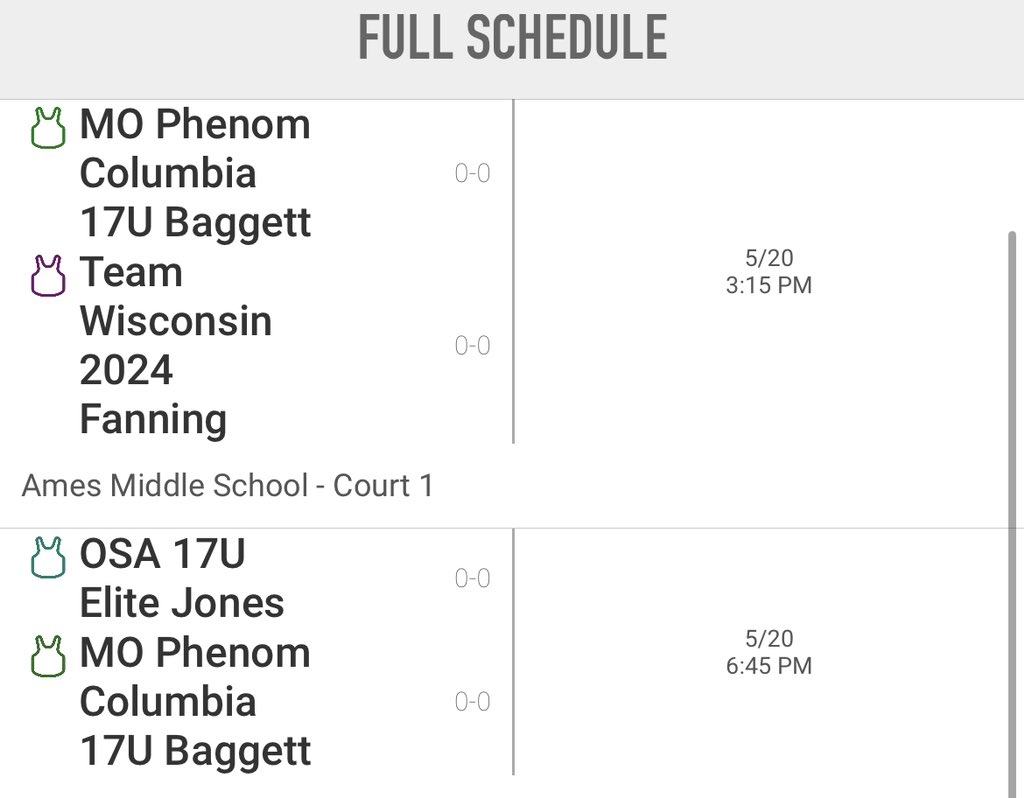 Sadie Conway | MO Phenom (@sadieconway_) on Twitter photo Excited for this weekend in Ames,Iowa with this team!🤍
<a href="/MissouriPhenom/">Phenom Basketball</a> <a href="/dbaggs3/">Dennis Baggett</a> <a href="/Mj2braceJackson/">Michael Jackson</a> <a href="/greglogs/">Greg Logsdon</a> <a href="/PorterJ1/">Jason Porter</a> Excited for this weekend in Ames,Iowa with this team!🤍
<a href="/MissouriPhenom/">Phenom Basketball</a> <a href="/dbaggs3/">Dennis Baggett</a> <a href="/Mj2braceJackson/">Michael Jackson</a> <a href="/greglogs/">Greg Logsdon</a> <a href="/PorterJ1/">Jason Porter</a>