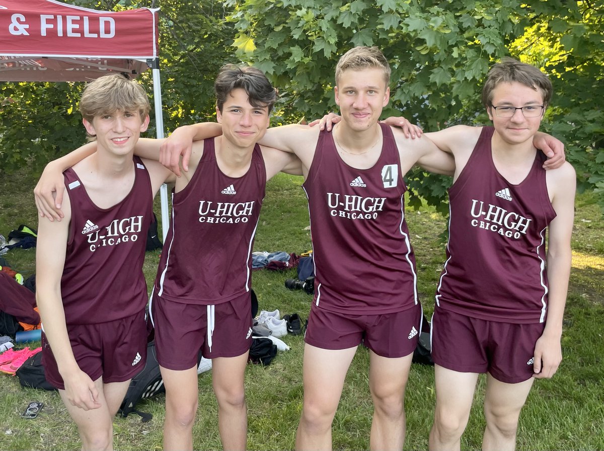 UHigh_Maroons's tweet photo. U-High Chicago Maroons. Boys Track and Field qualifies 9 to Charleston IHSA 2A State meet. #GoMaroons #MaroonPride #IHSA https://t.co/ardMn42dO4
