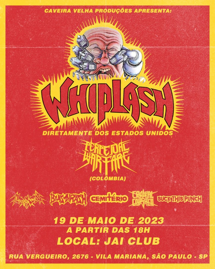 #MaquinaProfanaFest: Suck This Punch - Faz show ao lado da lenda Whiplash nesta sexta na Jai Club em São Paulo

Inscreva-se No #Blog, Compartilhe. Apoie o #Underground Seu Apoio é Muito #Importante👇🎧🤘
maquinaprofanafest.blogspot.com/2023/05/suck-t…

#SuckThisPunch #Whiplasj #ThrashMetal #Metal #Show