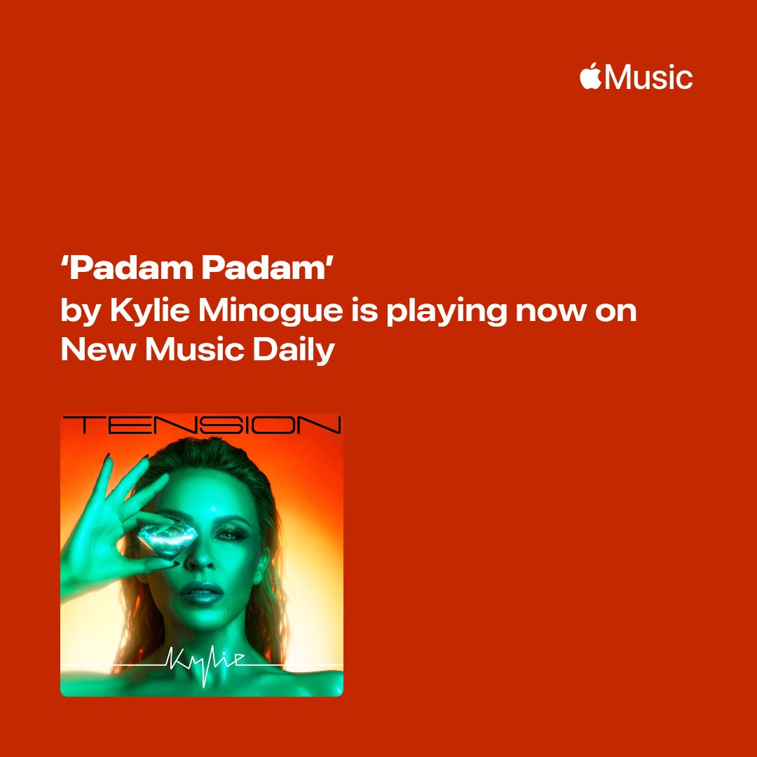 TalkAboutPopMusic 🎧 (@popandtalk) on Twitter photo #RT <a href="/kylieminogue/">Kylie Minogue</a>: You can listen to Padam Padam on <a href="/applemusic/">Apple Music</a> New Music Daily playlist ❤️❤️ Kylie.lnk.to/AppleNMDTW #RT <a href="/kylieminogue/">Kylie Minogue</a>: You can listen to Padam Padam on <a href="/applemusic/">Apple Music</a> New Music Daily playlist ❤️❤️ Kylie.lnk.to/AppleNMDTW