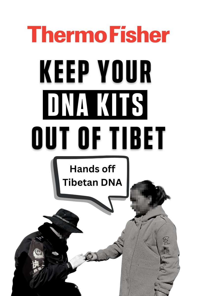 TheTibetNetwork's tweet photo. Celeste Young in the US
@thermofisher, this is a truly reprehensible act. Morally corrupt. This harkens back to the days of Mao.
#HandsOffTibetansDNA #ShameOnThermoFisher
#ScienceWithaTwist #ThermoFisherScientific https://t.co/YFognGJdeZ