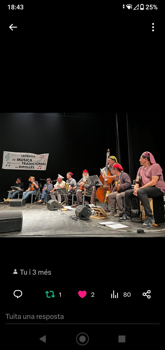 randellaires's tweet photo. Ja podem dir que si voleu Randellaires ens retrobarem un cop a l'any per la Trobada Escolar de Música Tradicional!.
Ha estat fantàstic, per aquestes ocasions és pel què vam néixer Randellaires. Gràcies per comptar amb nosaltres, gràcies per la gran tasca dels mestres!. https://t.co/FGSyx7RJws