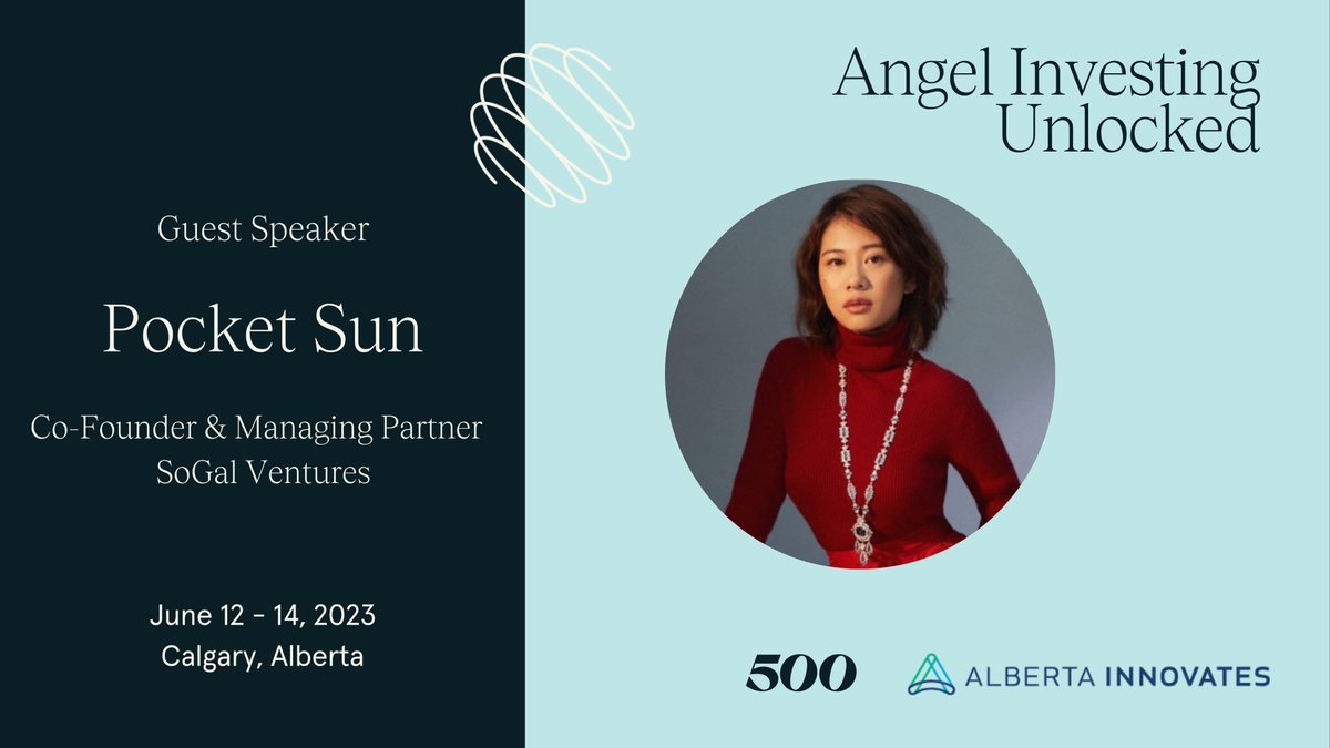 We are thrilled to announce @pocketysun, Co-founder and Managing Partner at @sogalventures, will be joining us as a Guest Speaker at Angel Investing Unlocked in Alberta! Learn more about the upcoming program: lnkd.in/g4Gxrnbm #angelinvesting